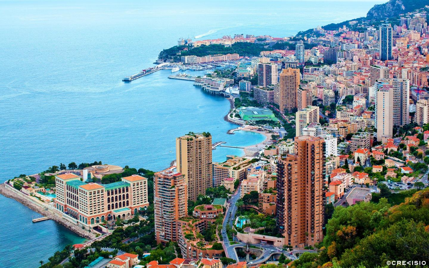 Cloudy Day in Monaco by Crevisio