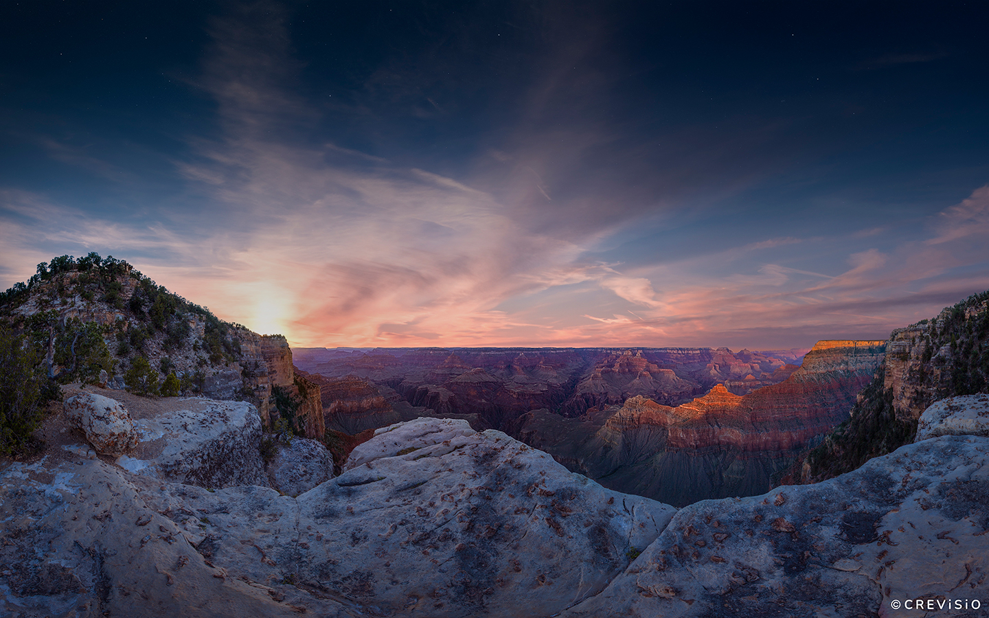 Grand Canyon Evening by Crevisio