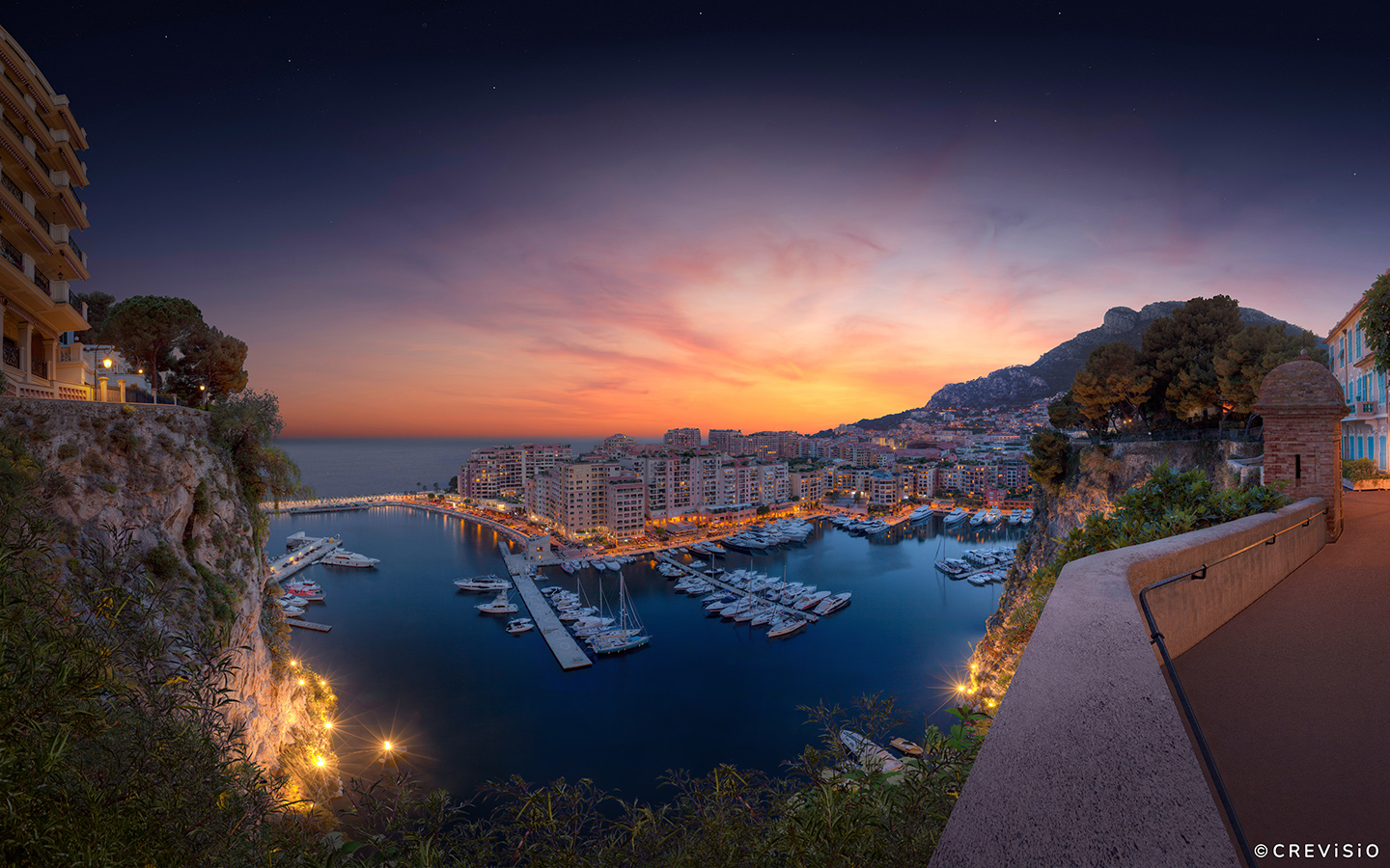 Monaco Summer Sunset 2022 by Crevisio